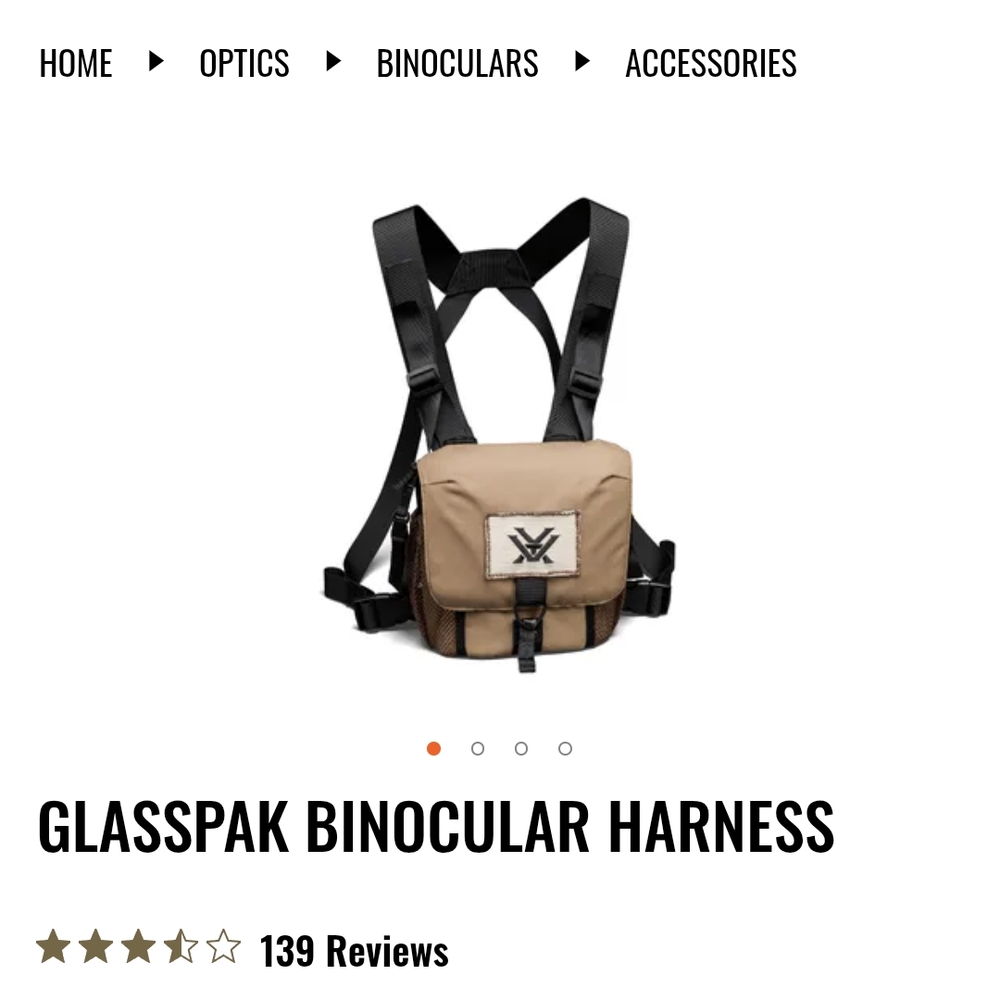 Vortex Optics Glasspak Binocular Harness